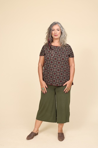 טוניקה סוואלה קצרה  plus size