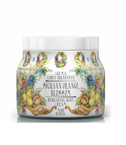 קרם גוף ולחות Rudy Profumi Sicilian Orange Blossom Moisturizing Body Cream 450 ml  