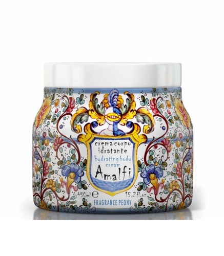 קרם גוף ולחות Rudy Profumi  Amalfi Peony Moisturizing  Body Cream 450 ml   