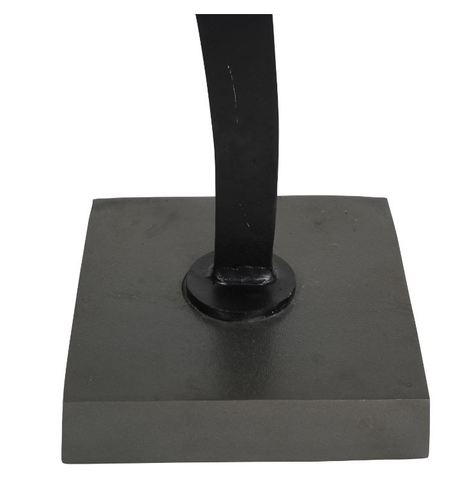  פסל רצפה אבסטרקט אלומיניום שחור Joshua Abstract Sculpture