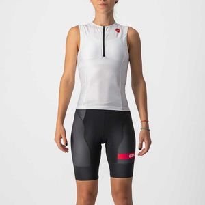 גופיית טריאתלון לנשים FREE 2 W TRI SINGLET 101 M