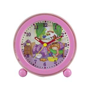 שעון מעורר מודה אני מכני ורוד - בנות 58393