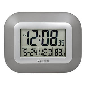 שעון קיר דיגיטלי Westclox  בינוני עם תצוגת תאריך 55006S