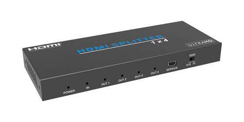 מפצל 1:4 של HDMI2.0 עם EDID
