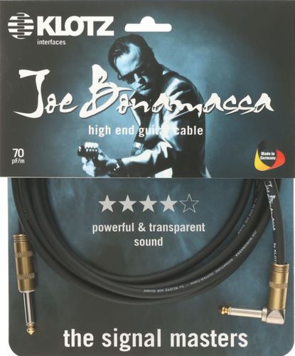כבל גיטרה יוקרתי באורך 3 מטר Joe Bonamassa