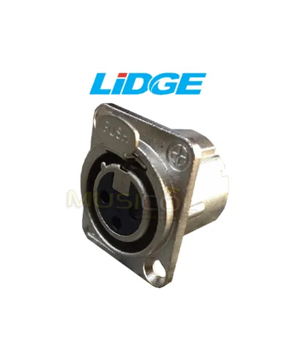 מחבר XLR זכר לפנל 