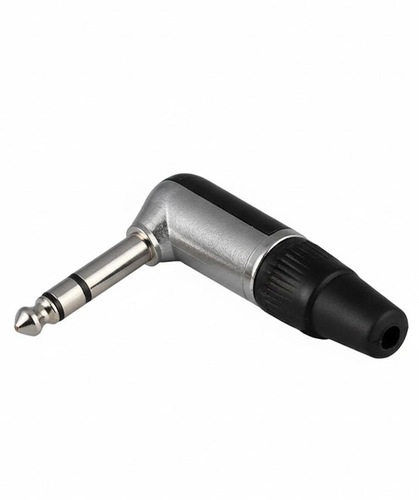 מחבר 90 מעלות איכותי PL 6.3MM סטריאו לכבל 