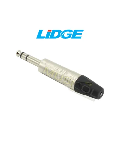 מחבר איכותי PL 6.3MM סטריאו לכבל 
