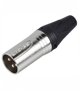 מחבר XLR זכר לכבל 