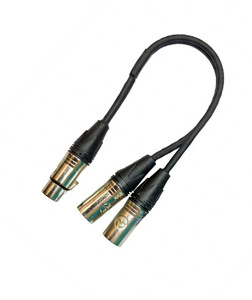 כבל פיצול XLR באורך 30 ס"מ