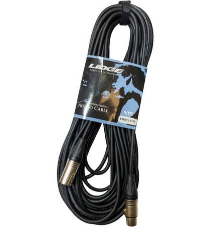 כבל מיקרופון מקצועי XLR - XLR באורך 15 מטר