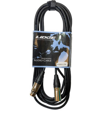 כבל מיקרופון מקצועי XLR - XLR באורך 5 מטר