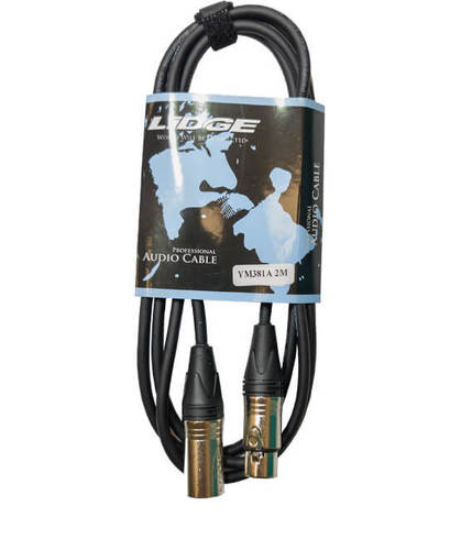כבל מיקרופון מקצועי XLR - XLR באורך 2 מטר