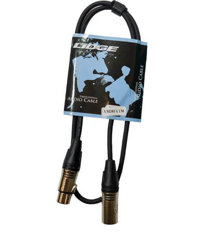 כבל מיקרופון מקצועי XLR - XLR באורך 1 מטר