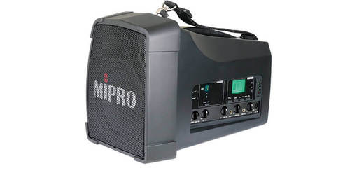 רמקול נייד נטען קל משקל 60W עם מיקרופון ידני מסדרת 5.8GHz, כולל נגן BT,USB ורצועת נשיאה