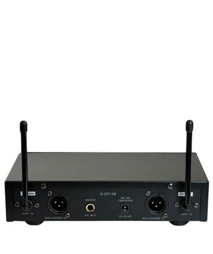 זוג מיקרופונים אלחוטיים מדונה 501.4+507.4MHz