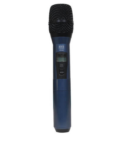 סט מיקרופון אלחוטי ידני כפול 128 תדרים