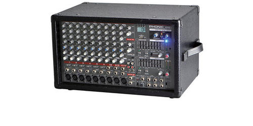 מיקסר מגבר 2x400W RMS עם 10 כניסות נגן/מקליט USB