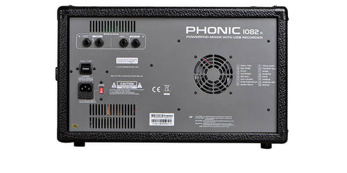 מיקסר מגבר 2x400W RMS עם 10 כניסות נגן/מקליט USB