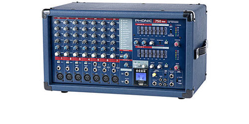 מיקסר מגבר 2x250W RMS עם 7 כניסות נגן/מקליט USB, BT