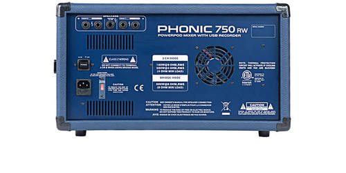מיקסר מגבר 2x250W RMS עם 7 כניסות נגן/מקליט USB, BT