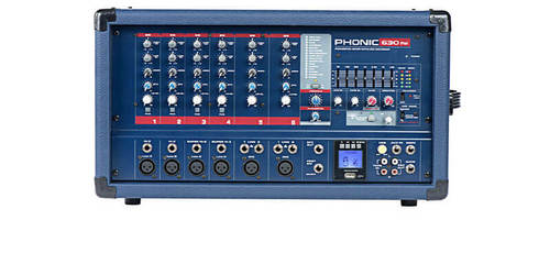 מיקסר מגבר 2x150W RMS עם 6 כניסות נגן/מקליט USB, BT