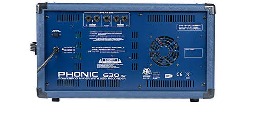 מיקסר מגבר 2x150W RMS עם 6 כניסות נגן/מקליט USB, BT