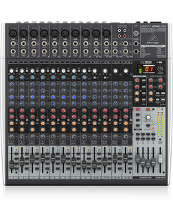 מיקסר 24 ערוצים הכולל קומפרסור לערוצי המיקרופון, מולטי אפקט וחיבור USB למחשב