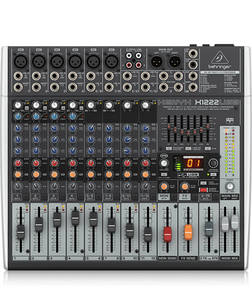 מיקסר 14 כניסות כרטיס קול ואפקט לשירה XENYX X1222USB