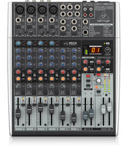 מיקסר 8 כניסות אפקט לשירה וכרטיס קול XENYX X1204USB