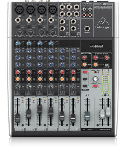 מיקסר 8 כניסות עם כרטיס קול XENYX 1204USB