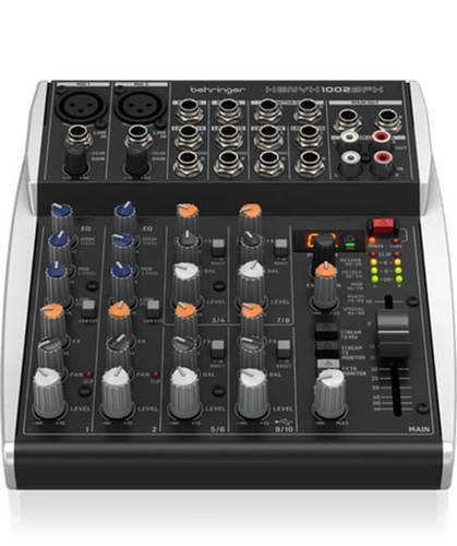 מיקסר 10 כניסות ואפקט שירה XENYX 1002SFX