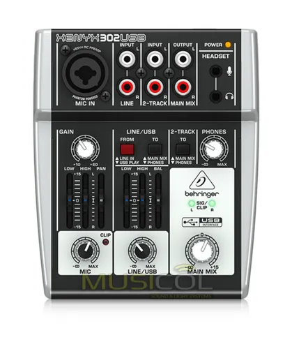 מיקסר מיני עם כרטיס קול XENYX 302USB