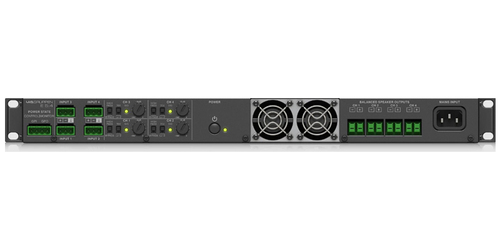מגבר להתקנות 4X125W, שנאי קו E5:4