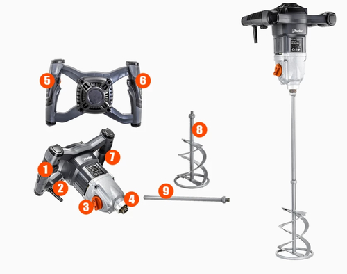 מערבל צבע חשמלי 1600W