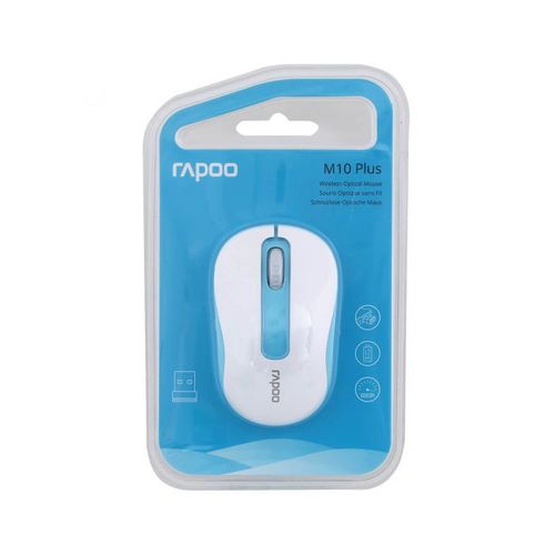 ‏עכבר ‏אלחוטי צבע לבן/כחול RAPOO M10 Plus