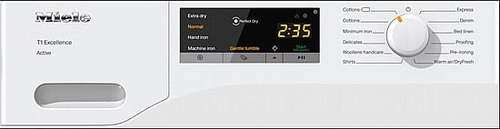 מייבש כביסה 7 ק''ג קונדנסור משאבת חום Miele TEA225 WP