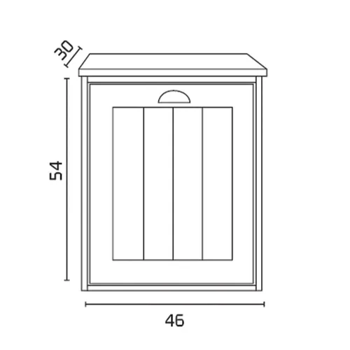 ארון אמבטיה סבח דגם אנה עם עיצוב צר וארוך, עשוי מחומרים איכותיים.