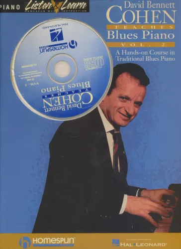 ספר תווים David Bennett Cohen Teaches Blues Piano VOL. 2
