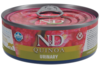 N&D URINARY Quinoa Functional Feline - מזון רטוב לחתולים יורינרי 80 גרם מבצע 10% הנחה בקניית 10 יח