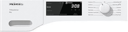  מכונת כביסה Miele WEB385 WCS PWash ‏8 ‏ק''ג מילה כולל ניקוי בקיטור