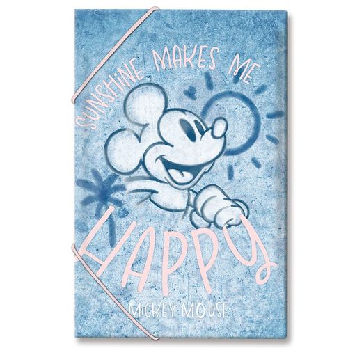 תיקיית דפים עם גומי עשוי PP קשיח - מיק מאוס