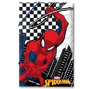 תיקיית דפים עם גומי עשוי PP קשיח - ספיידרמן