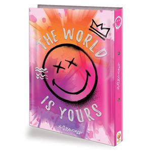 קלסר פוליו עשוי קרטון בגודל גב 4 - סמיילי