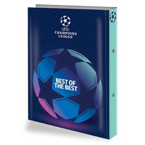 קלסר פוליו עשוי קרטון בגודל גב 4 - כדורגל ליגת האלופות