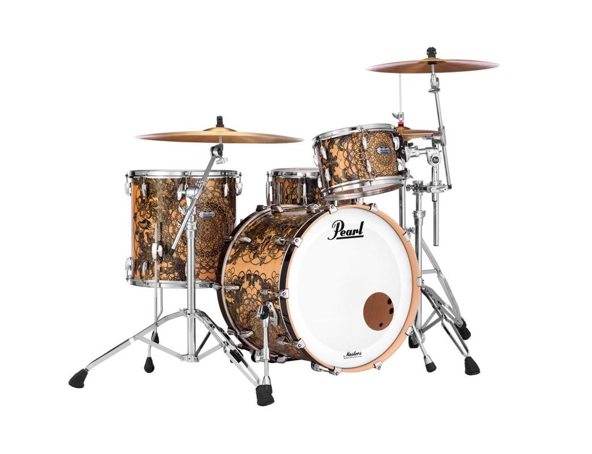 סט תופים 4 חלקים Pearl Masters Maple Complete