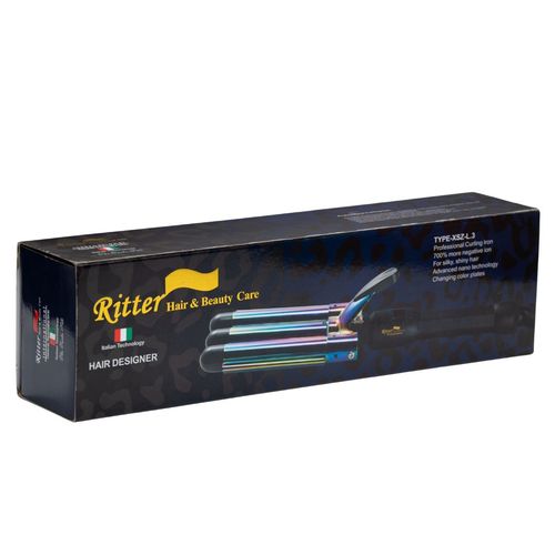 מסלסל שיער טורמלין משולש טריפל מקצועי Ritter XSZ-L.3 ריטר