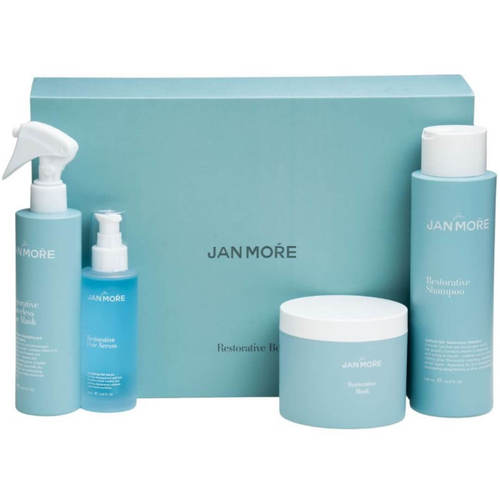 מארז RESTORATIVE Premium שמפו, מסכה, סרום ומסכה ללא שטיפה JAN MORE