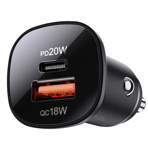Acefast B1 mini 38W dual-port metal car charger with TYPE C