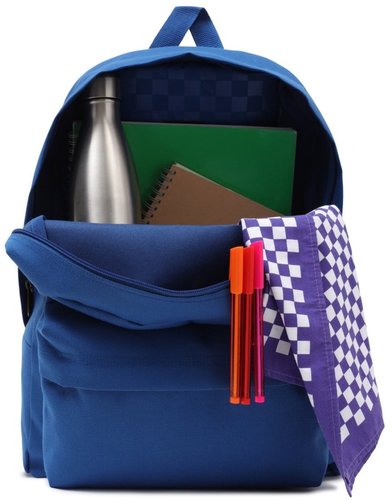 להיט הקיץ תיקי גב מסדרת VANS - OLD SKOOL IIII BACKPACK (TRUE BLUE) מדהים קל ונוח של חברת 